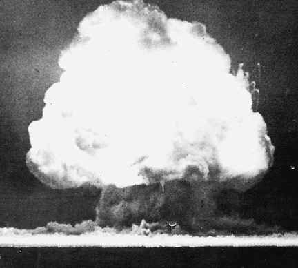  A-bomb after 10 seconds WWII Kilroy Was Here Korean