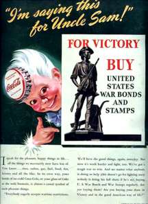 Buy Coke ad WWII Kilroy Was Here Korean